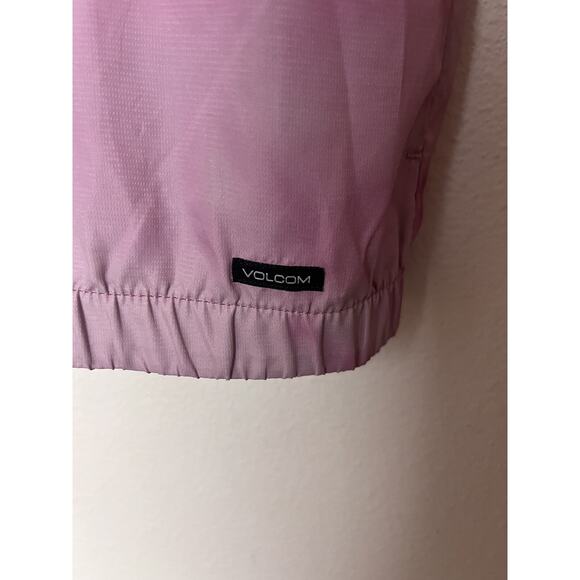 Volcom Water Resistant Windbreaker Rain Jacket True To This Women’s Sz Medium - Picture 3 of 7